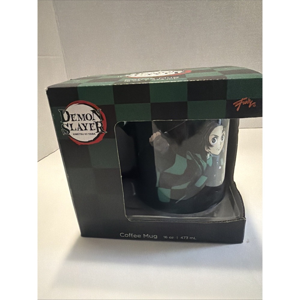 Demon Slayer Tanjiro Nezuko Coffee Mug 16oz Just Funky Anime Kimetsu no Yaiba